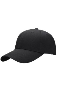 SKBC020 baseball cap short brim solid color cap cotton baseball cap baseball cap supplier side view